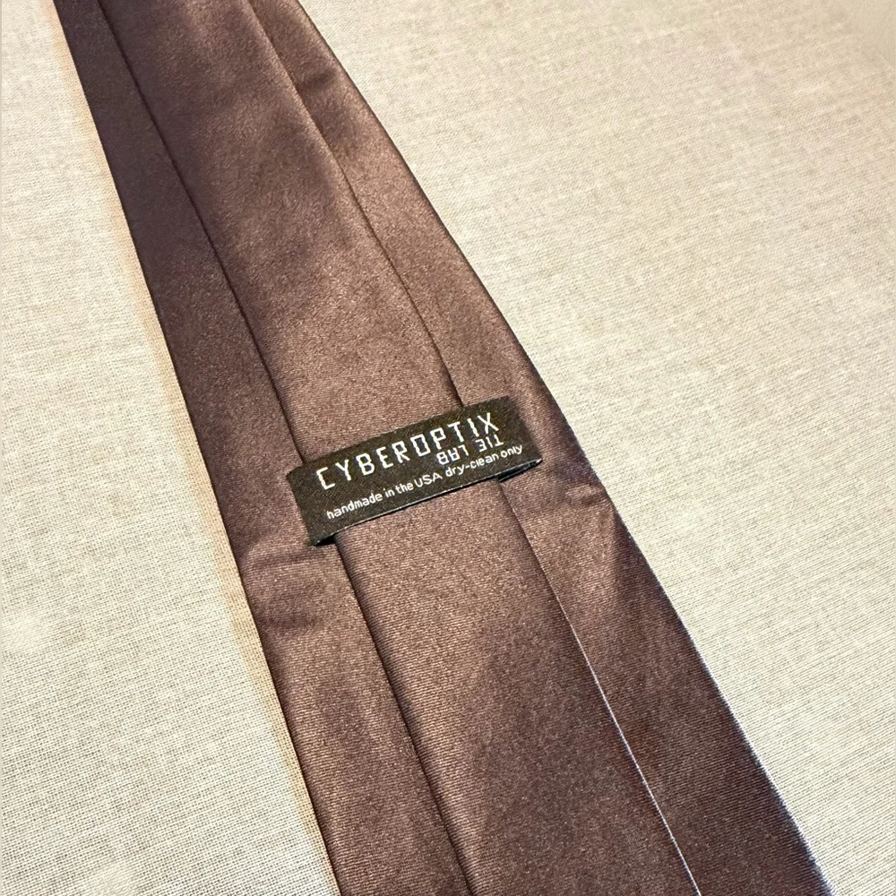 Cyberoptix Tie Lab Motorcycle Tie Charcoal Gray New